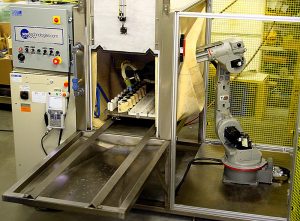 Exterior loaded, 6-Axis Batch Shuttle Robotic System